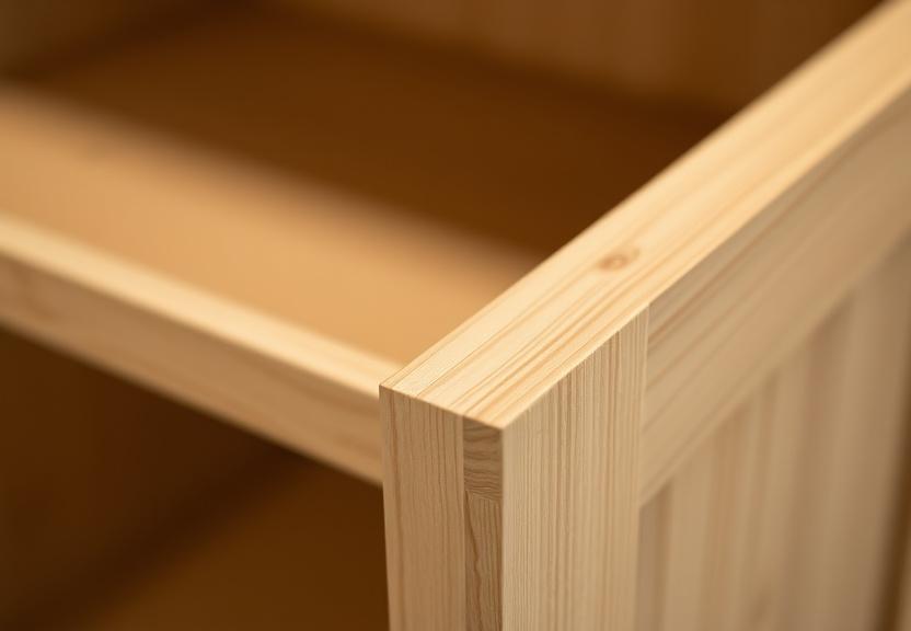 Detail of a fitted cabinet